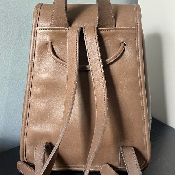 Vintage Coach Leather Backpack - Picture 4 of 9